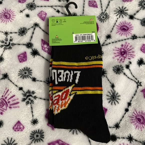 MENS MOUNTAIN DEW LIVEWIRE 🦅 PHENIX SOCKS 6-12sz - Picture 6 of 8